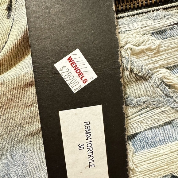 Rockstar Destroyed Denim Shorts size 30 - Picture 12 of 12